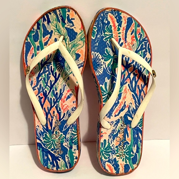 Lily Pulitzer Pool Flip Flop - Picture 1 of 16